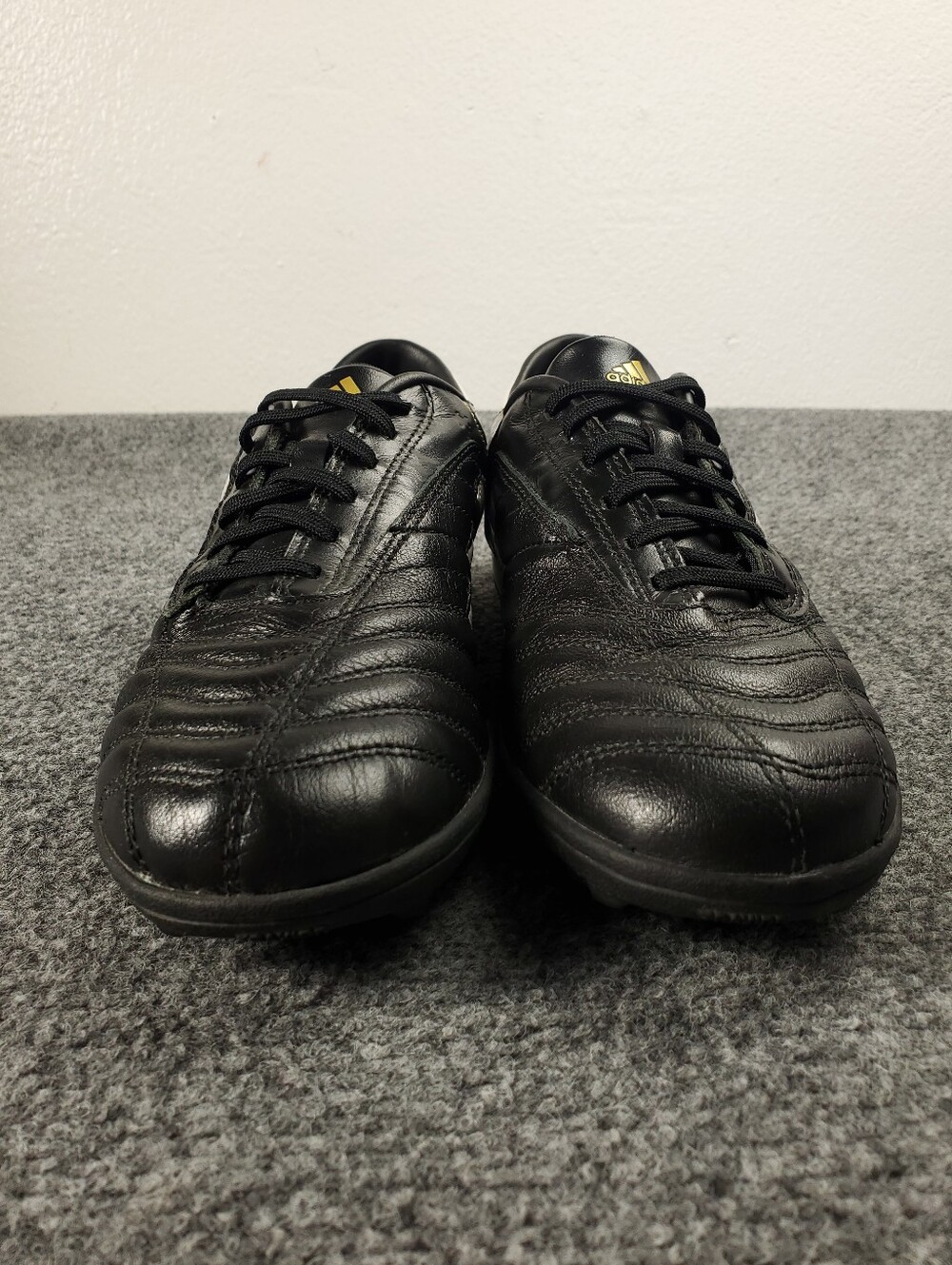 Adidas AdiNova TRX II TF Turf Soccer Shoes 7.5 Black White Leather Cleats G14383 - Picture 4 of 14
